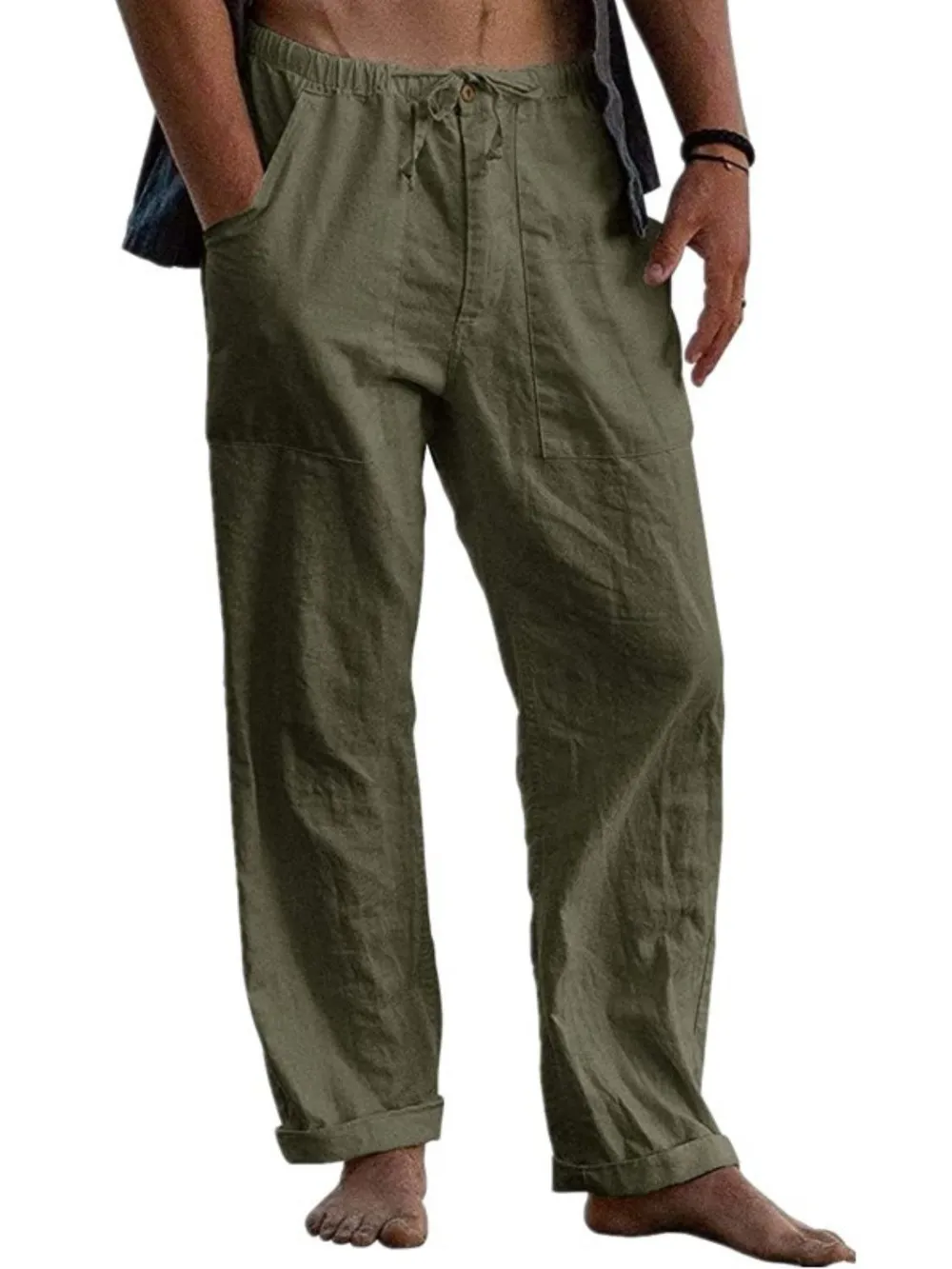 Men's Full Size Loose Fit Pants Plus Size, image 4