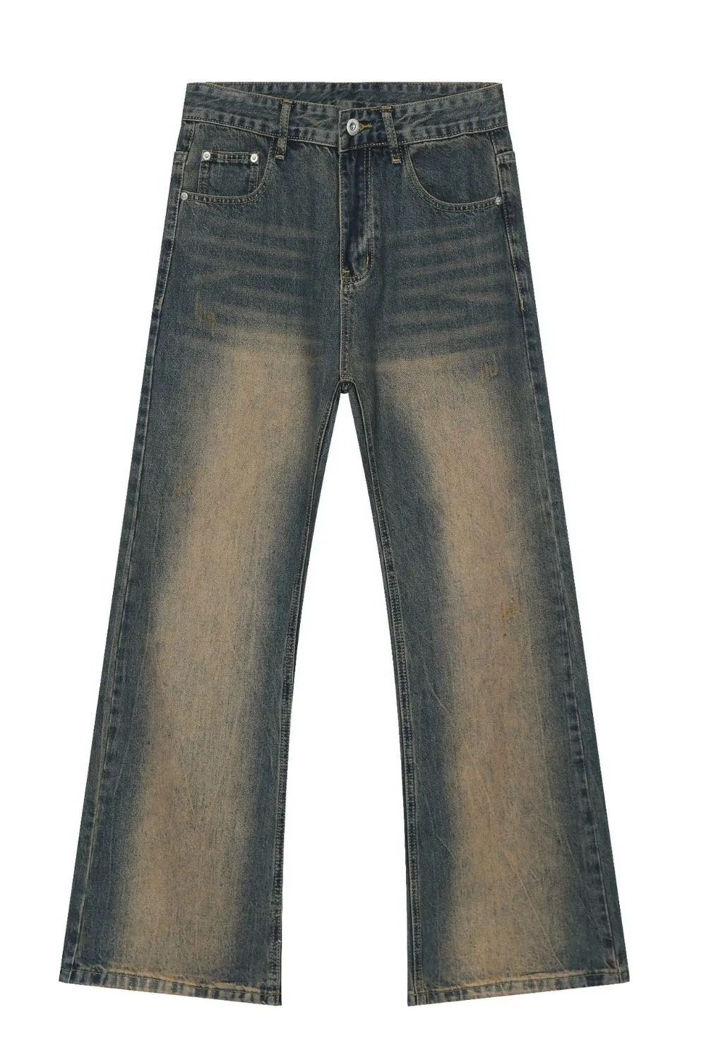 Men's Bootcut Jeans with Pockets, image 5