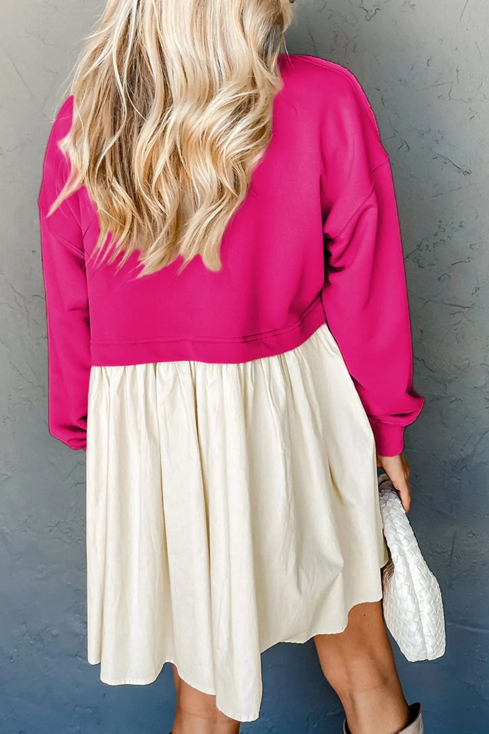XOXO Sequin Heart Long Sleeve Dress, image 3