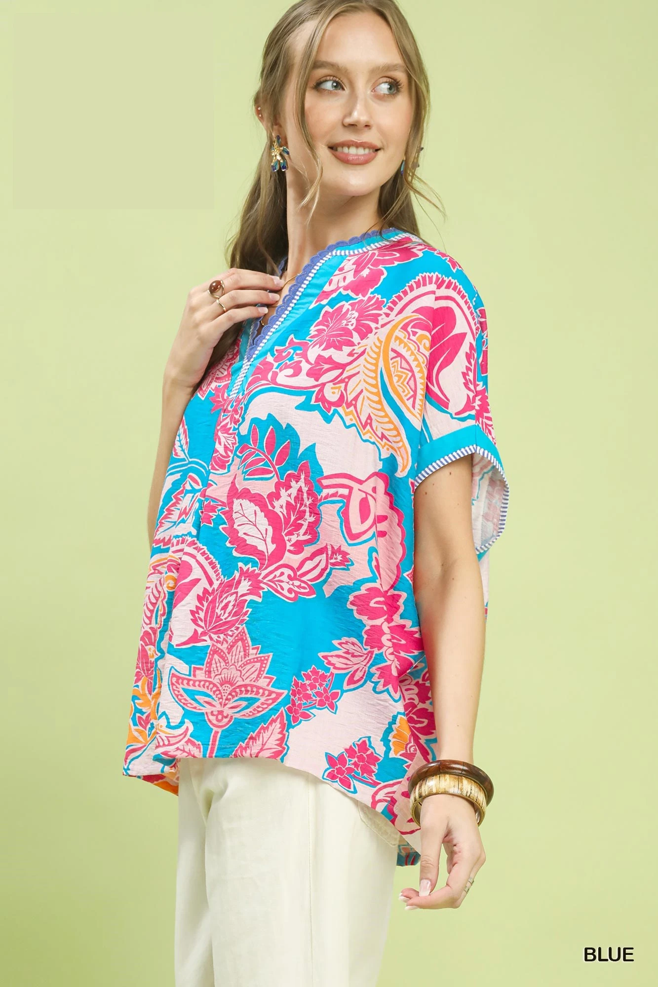 Abstract Print Oversized Top, image 2