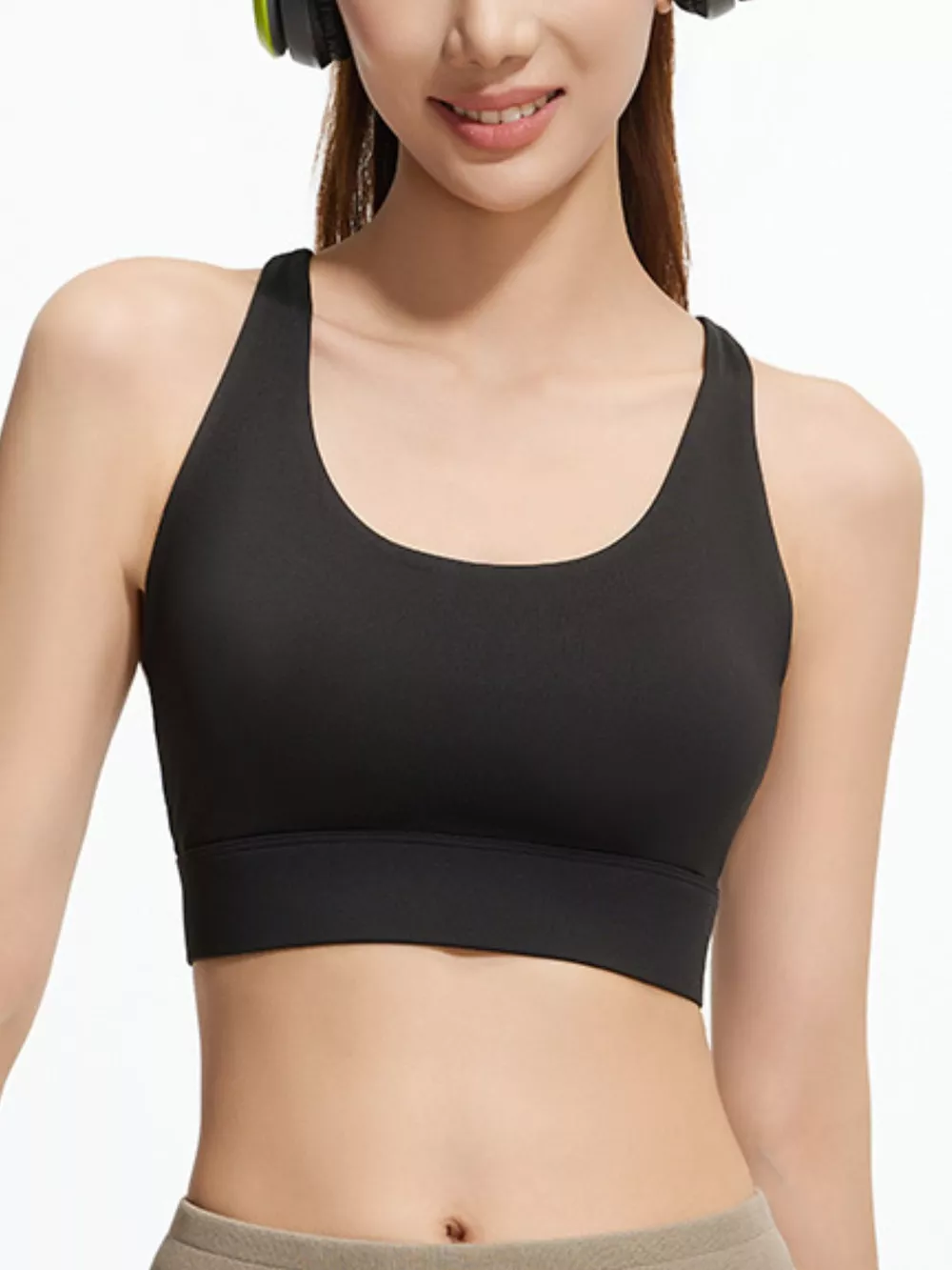 Scoop Neck Active Bra