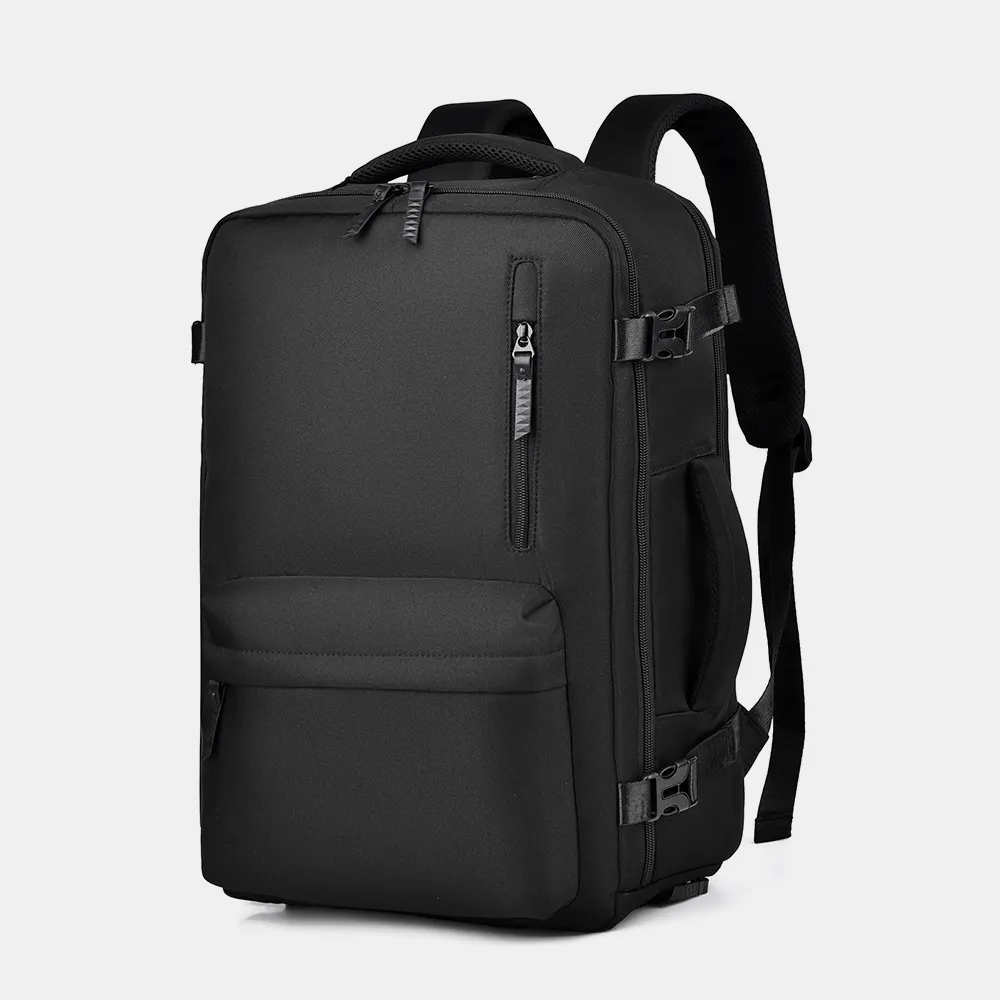 Oxford Cloth Side Pockets Backpack Bag with Handles, image 7