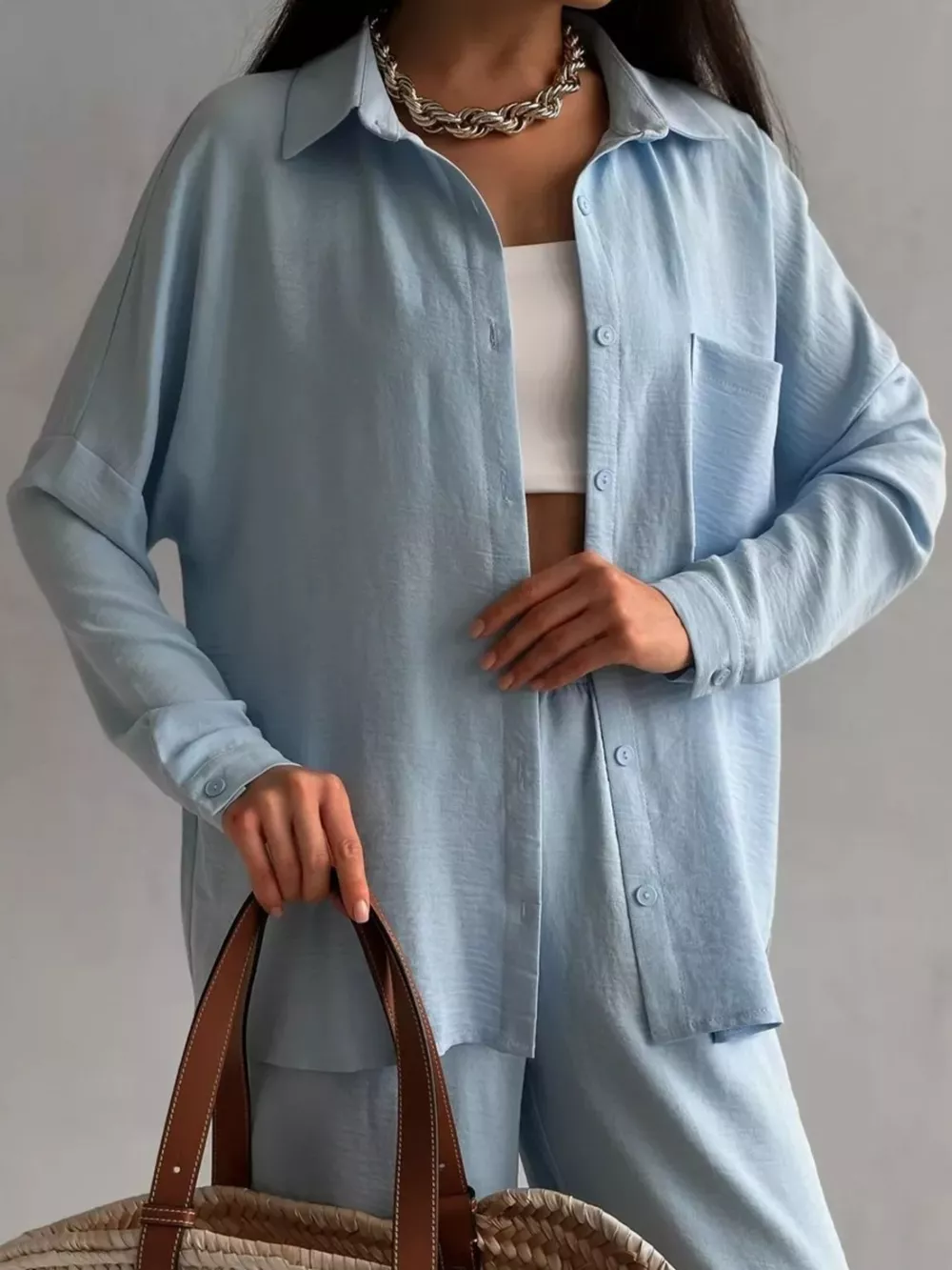 Button Down Shirt and Pants Set, image 3