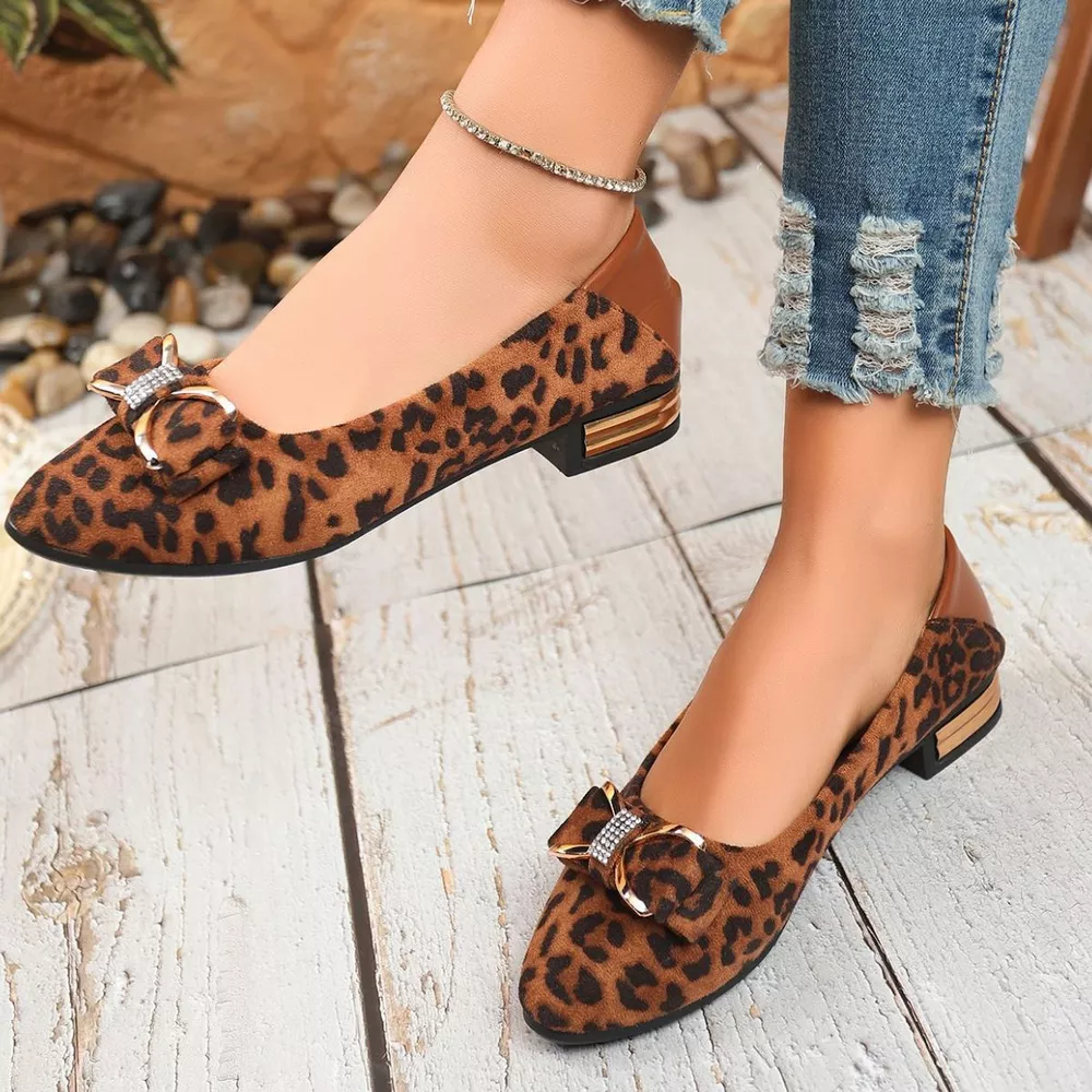 Point Toe Block Heels Slip-Ons, image 6
