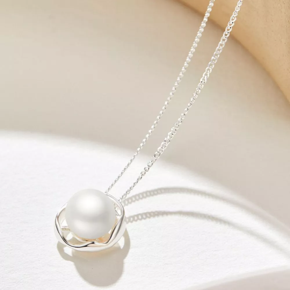 Pearl Pendant Necklace, image 4