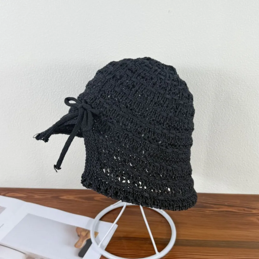 Crochet Bucket Hat with Drawstring, image 8