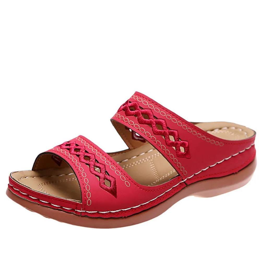 Open Toe Flats Sandals, image 6