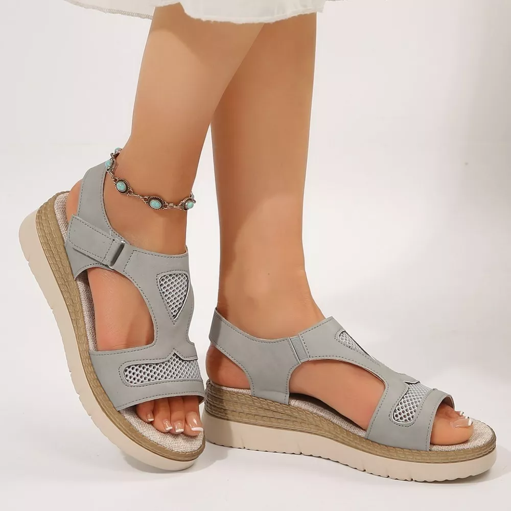 Open Toe Wedge Sandals, image 6
