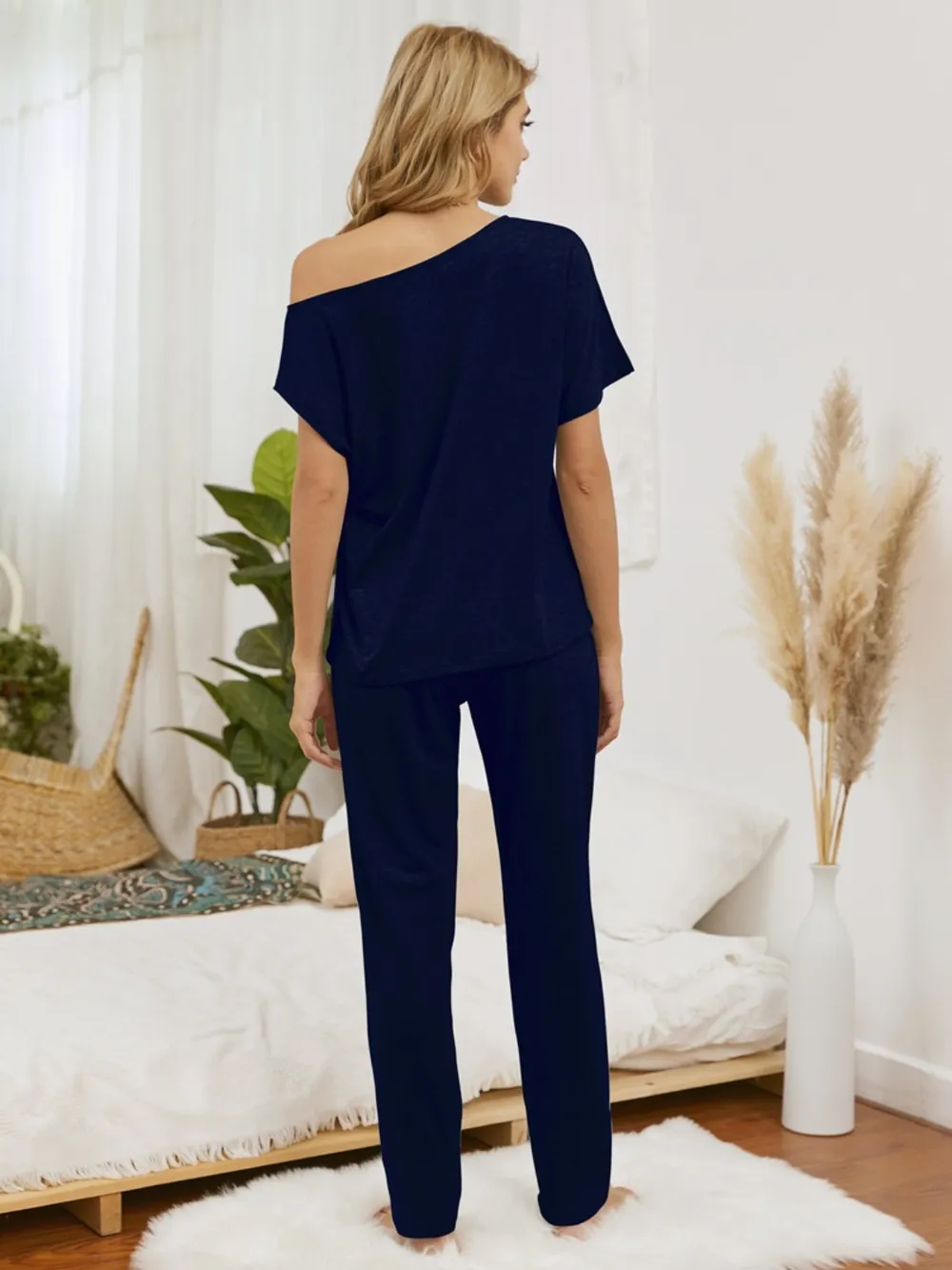 Boat Neck Top and Pants Lounge Set, image 15