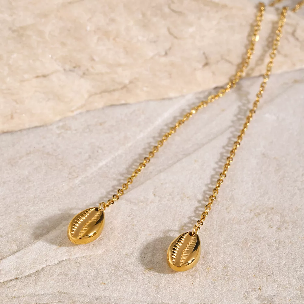 18K Gold-Plated Y-Shaped Necklace, image 2