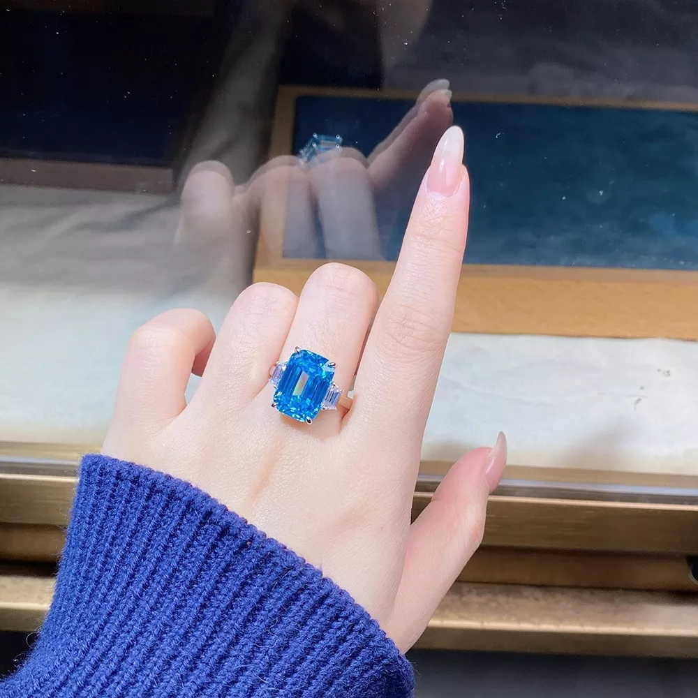 925 Sterling Silver Geometric Ring, image 2
