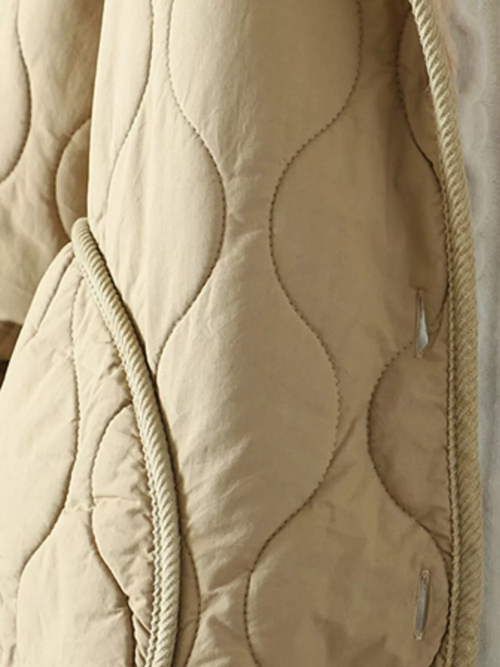 Quilted Hooded Sherpa Lined Outerwear, image 3