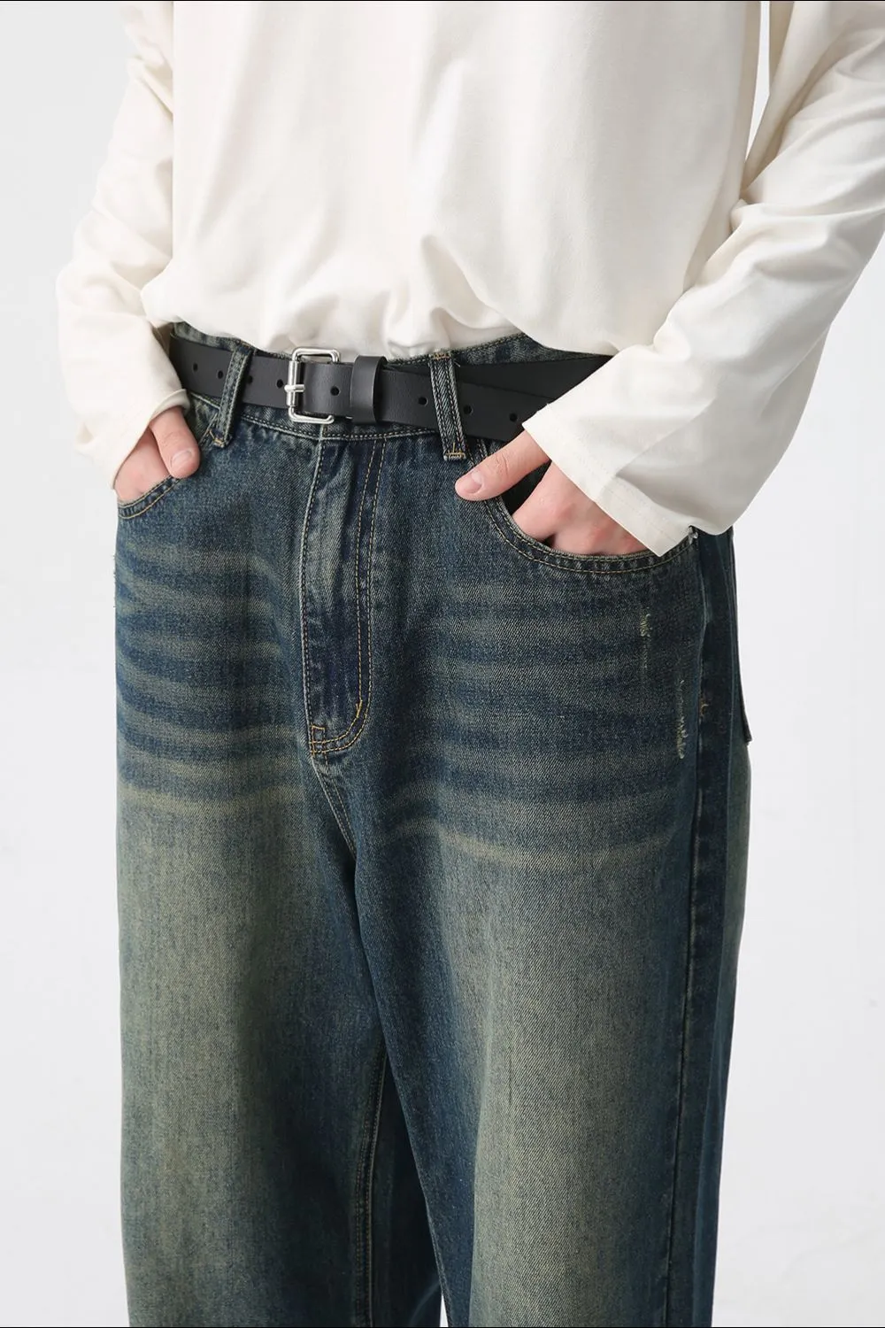 Wide Leg Jeans with Pockets, image 5