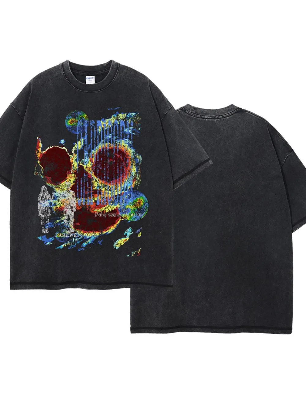 Men's Graphic Round Neck Half Sleeve T-Shirt, image 6