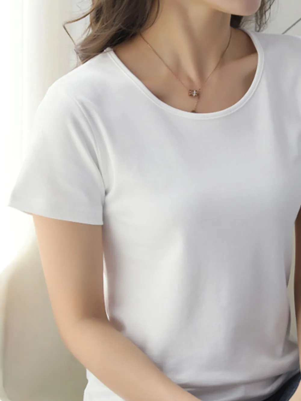 Round Neck Short Sleeve T-Shirt, image 24