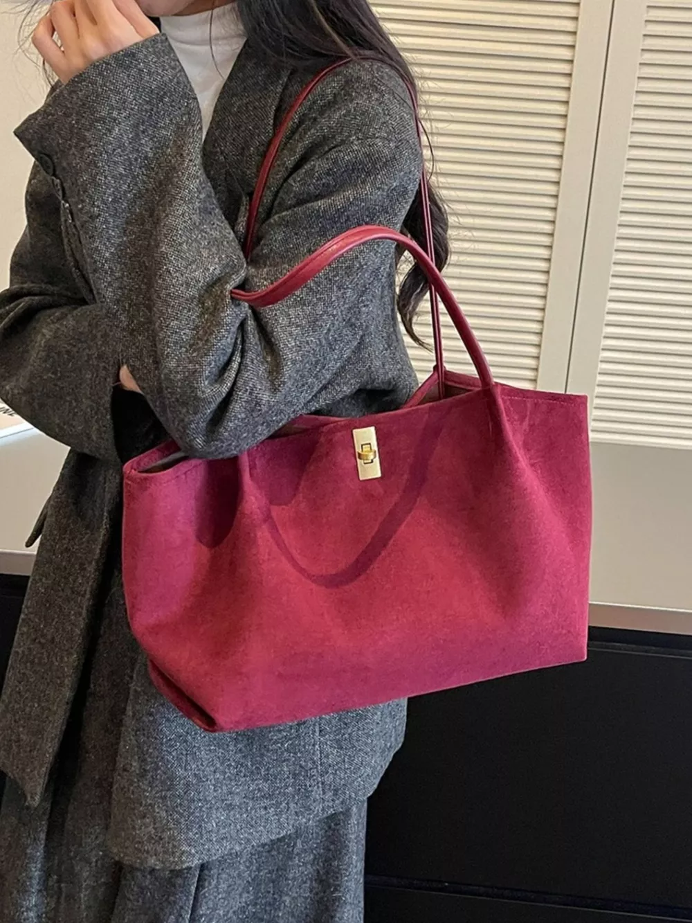 Turn-Lock Tote Bag, image 5