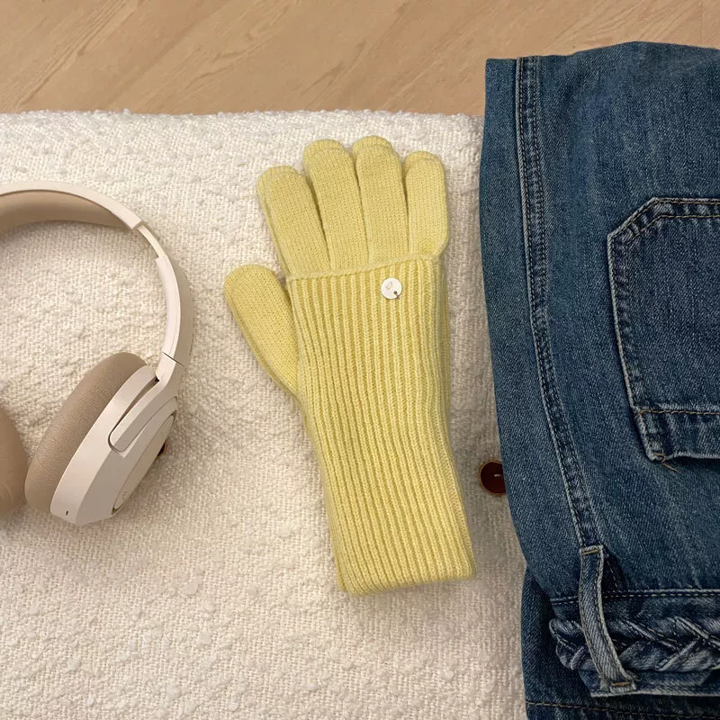 Ribbed Knit Touchscreen Gloves, image 10
