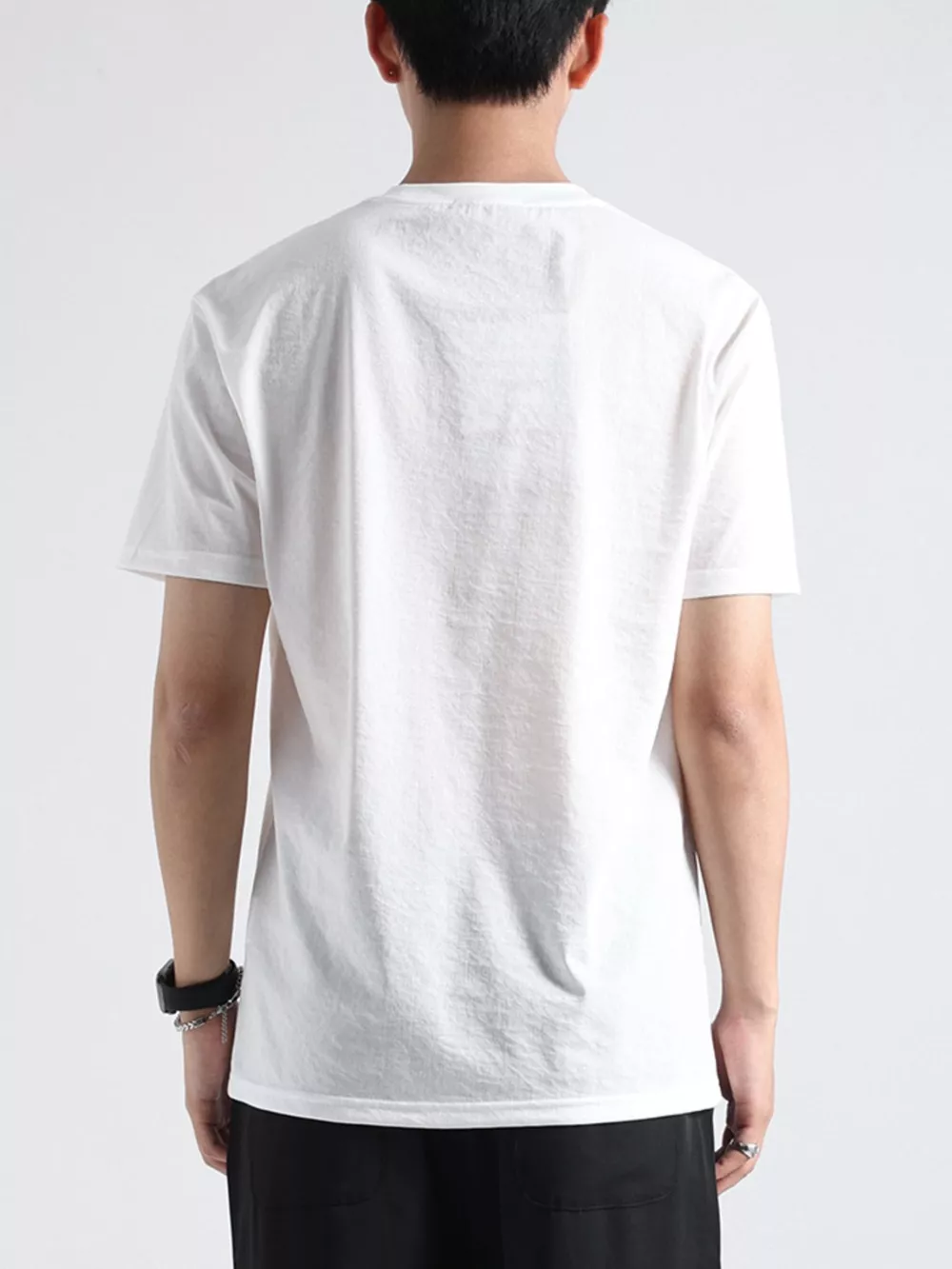 Men's Plus Size Casual Short Sleeve T-Shirt, image 10