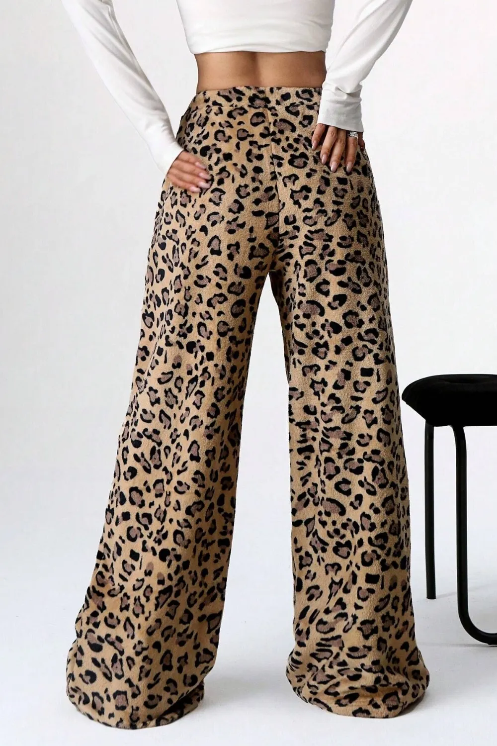 Leopard Wide Leg Pants, image 5