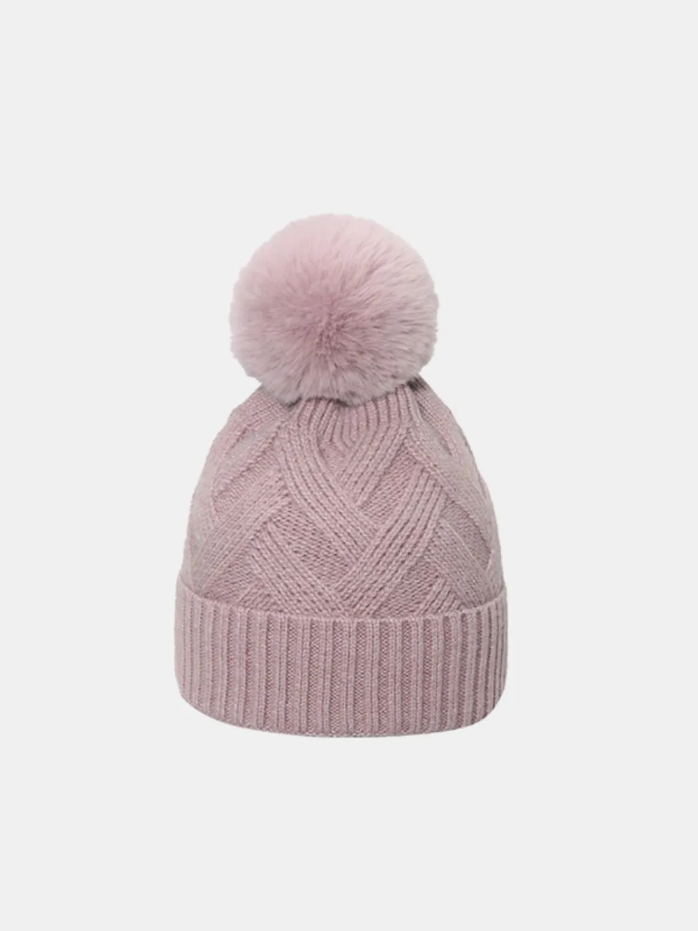 Roll Rim Hat with Pompom, image 6