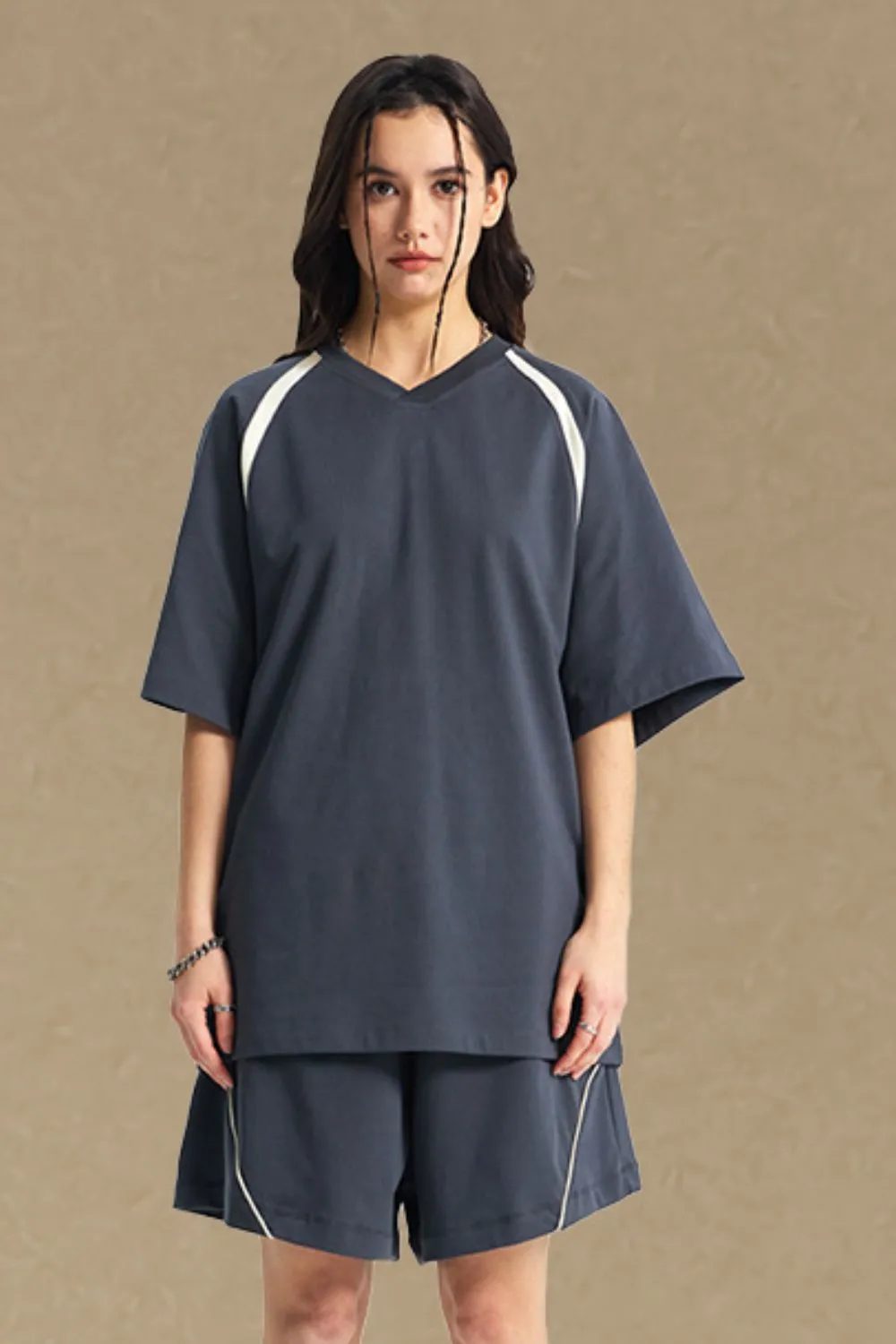 Men's Contrast Half Sleeve T-Shirt, image 5