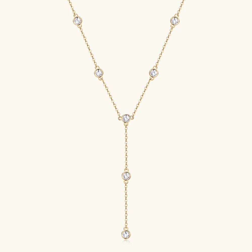 1.1 Carat Moissanite 925 Sterling Silver Necklace, image 2