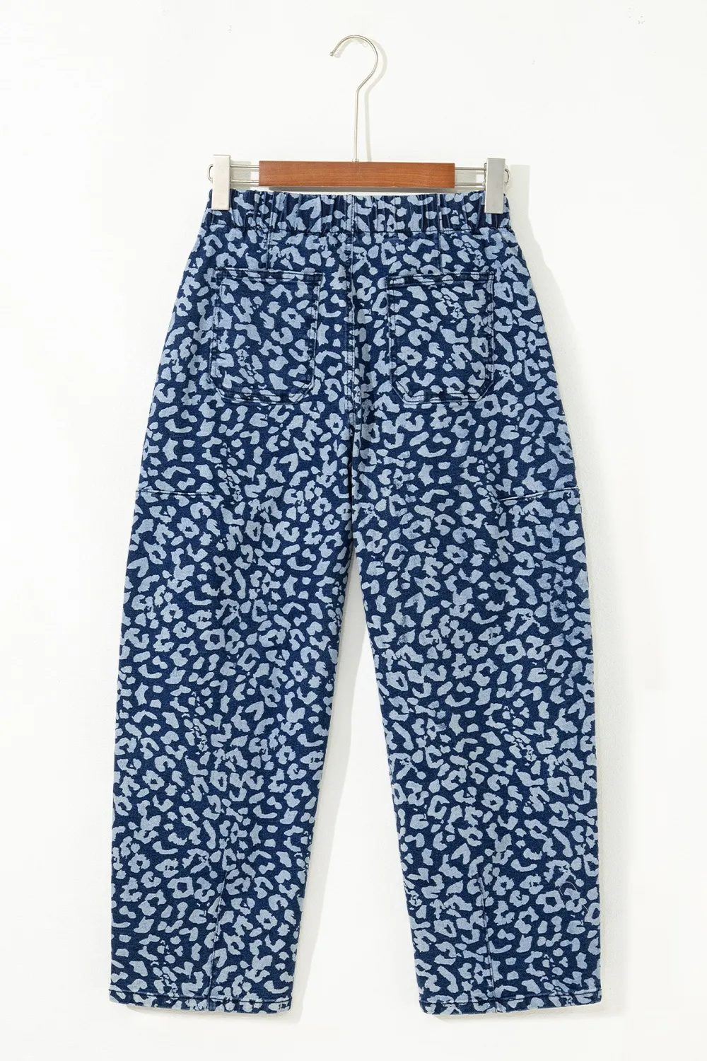 Leopard Print Wide Leg Jeans, image 4