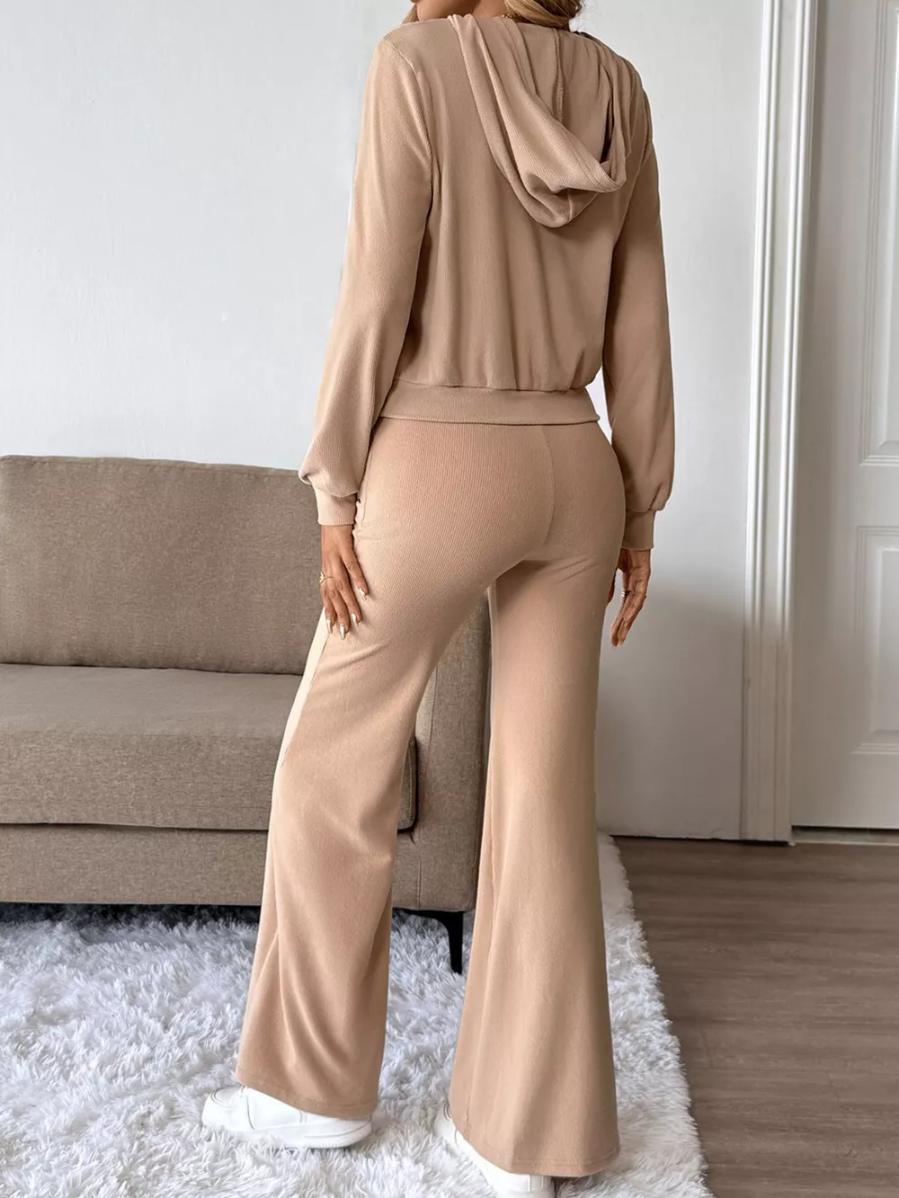 Long Sleeve Hoodie and Pants Set, image 2