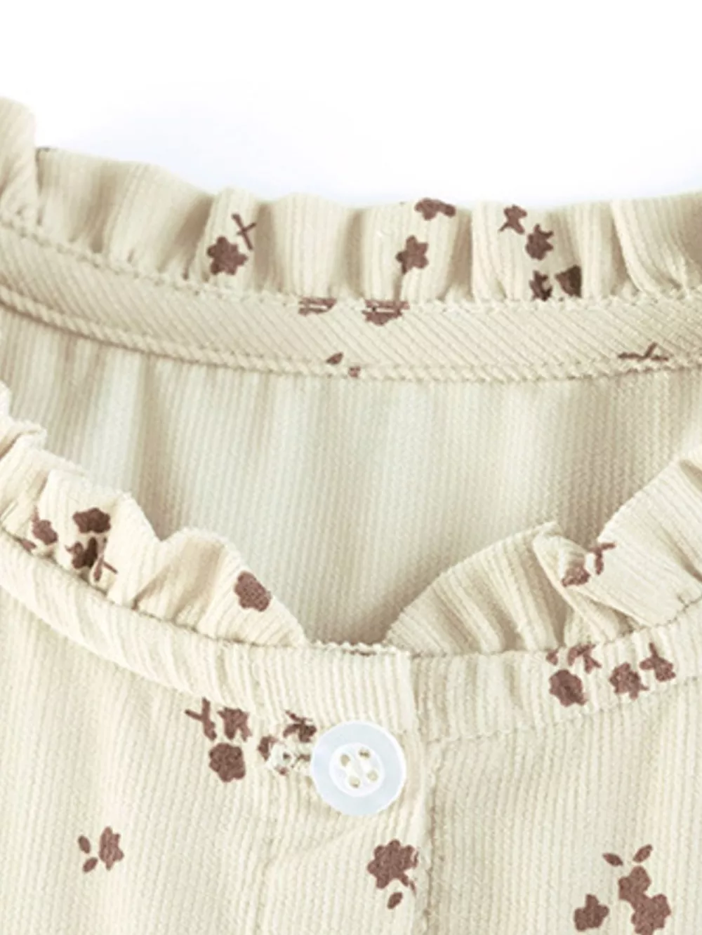 Children's Floral Print Tiered Long Sleeve Dress, image 3