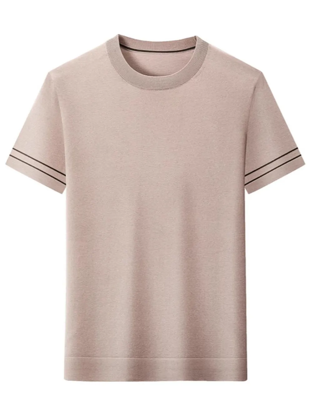 Men's Plus Size Round Neck Short Sleeve T-Shirt, image 7