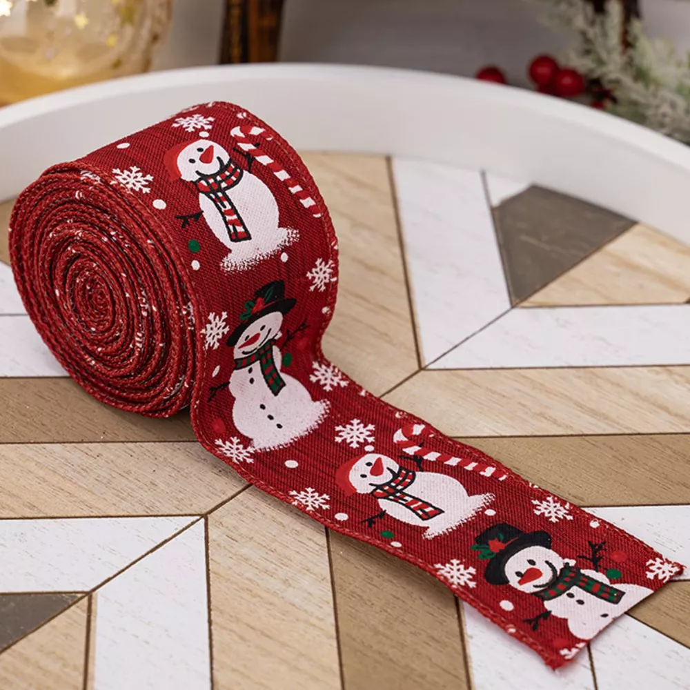 Christmas Snowman Decorative Ribbon, image 5
