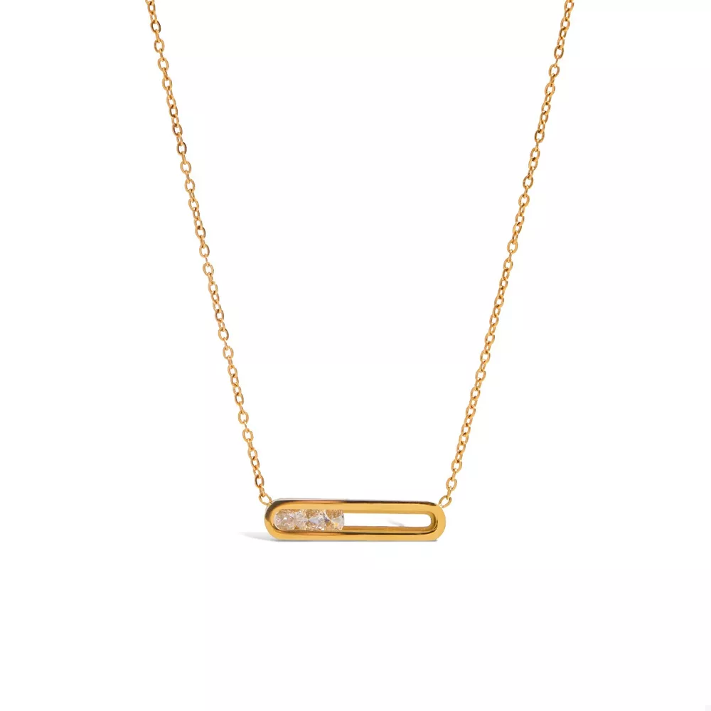 18K Gold-Plated Pendant Necklace, image 3