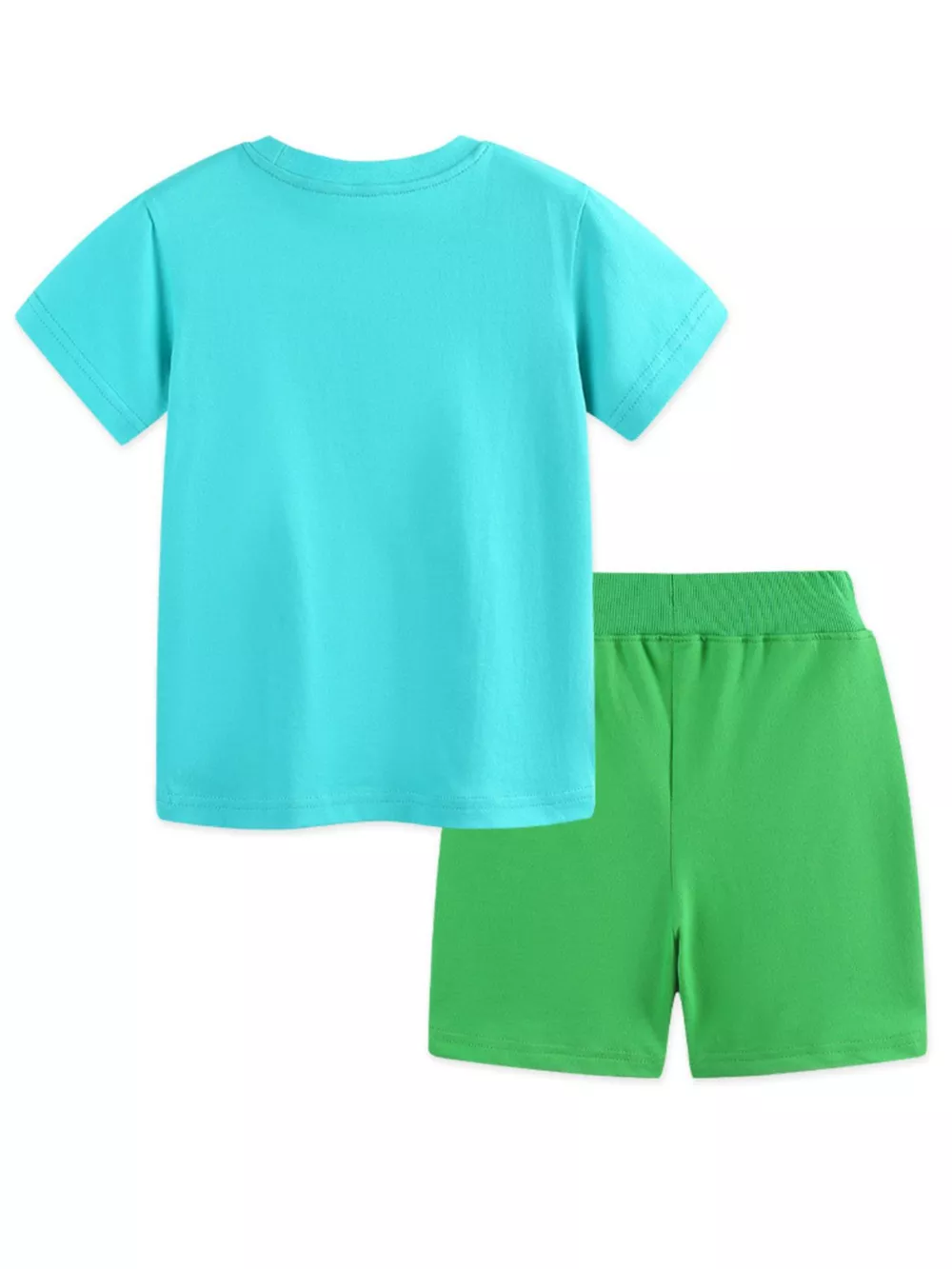 Children's Animal Print Short Sleeve Tee and Shorts Set, image 8