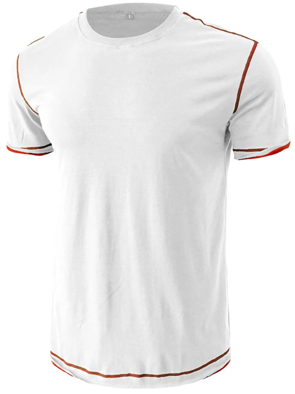 Men's Classic T-Shirt with Contrast Piping, image 3