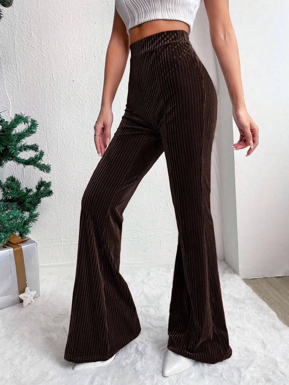 High Waist Flare Pants, image 11