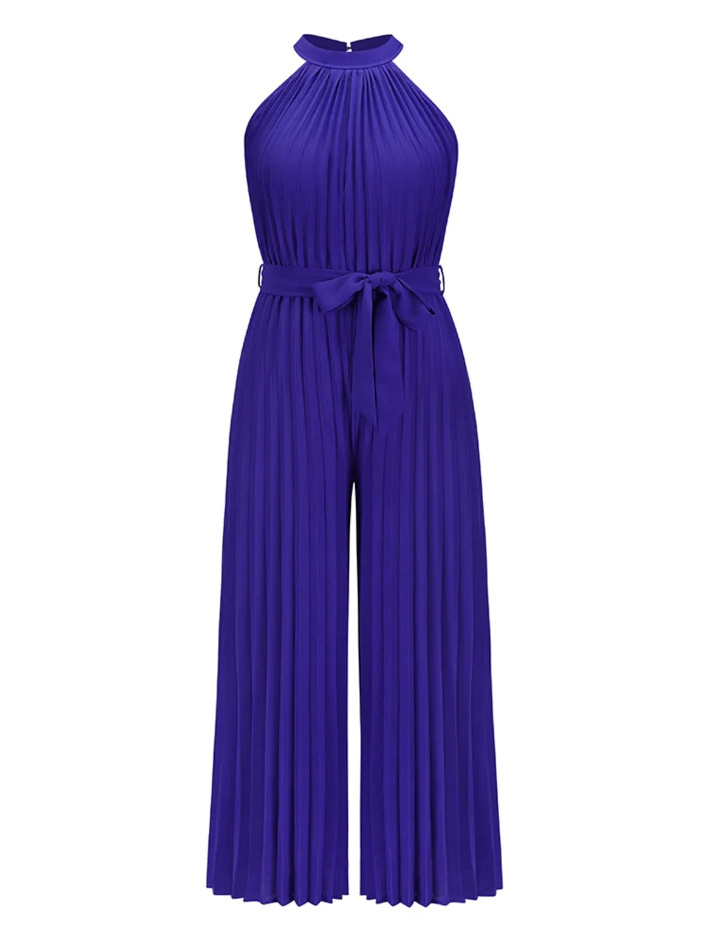 Cutout Tied Pleated Sleeveless Jumpsuit, image 29