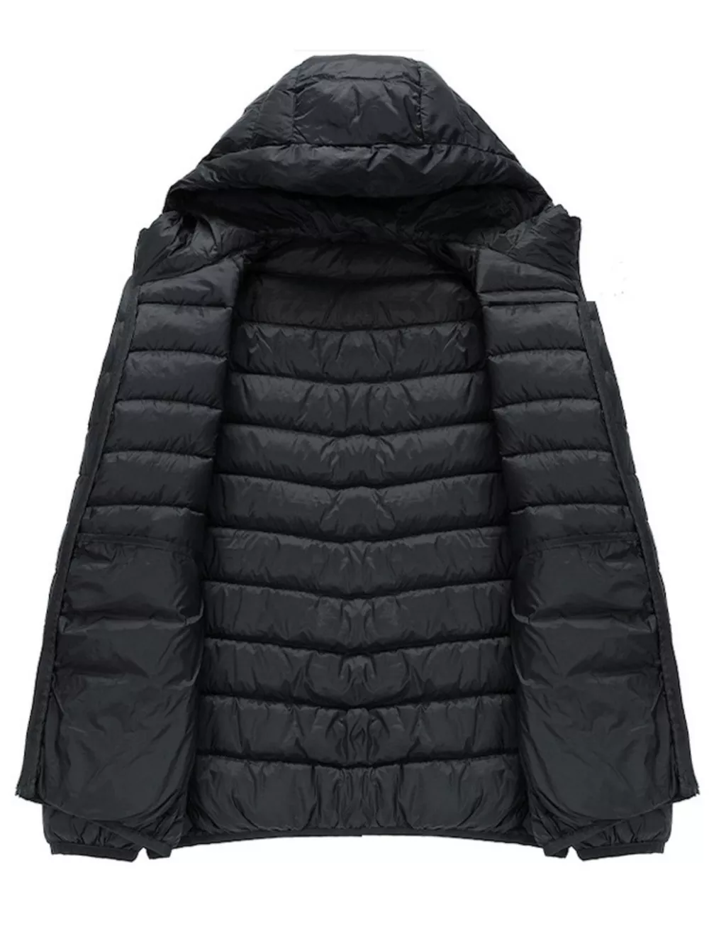 Men's Lightweight Zip Up Hooded Jacket, image 2