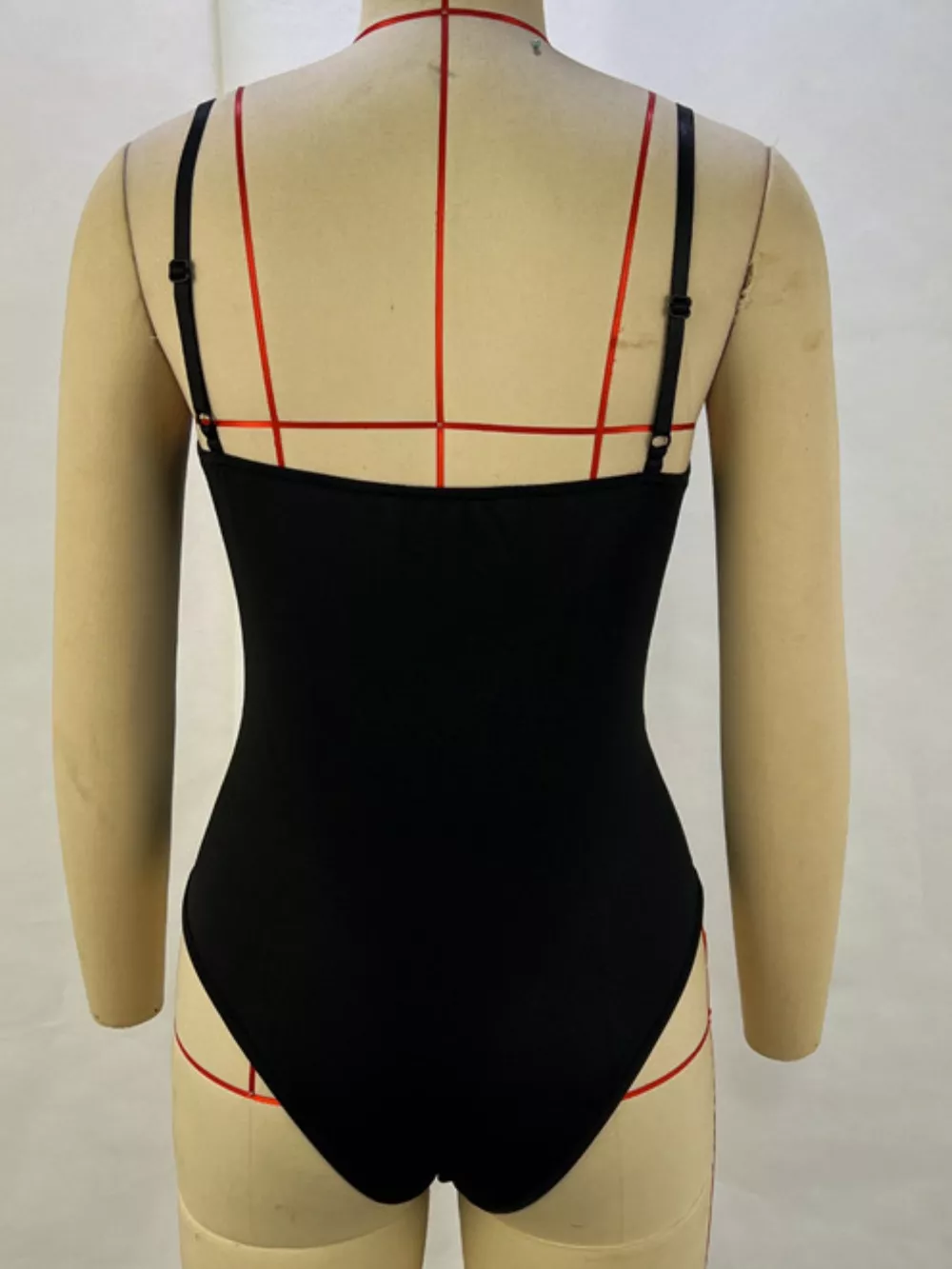Faux Leather Sleeveless Bodysuit, image 6
