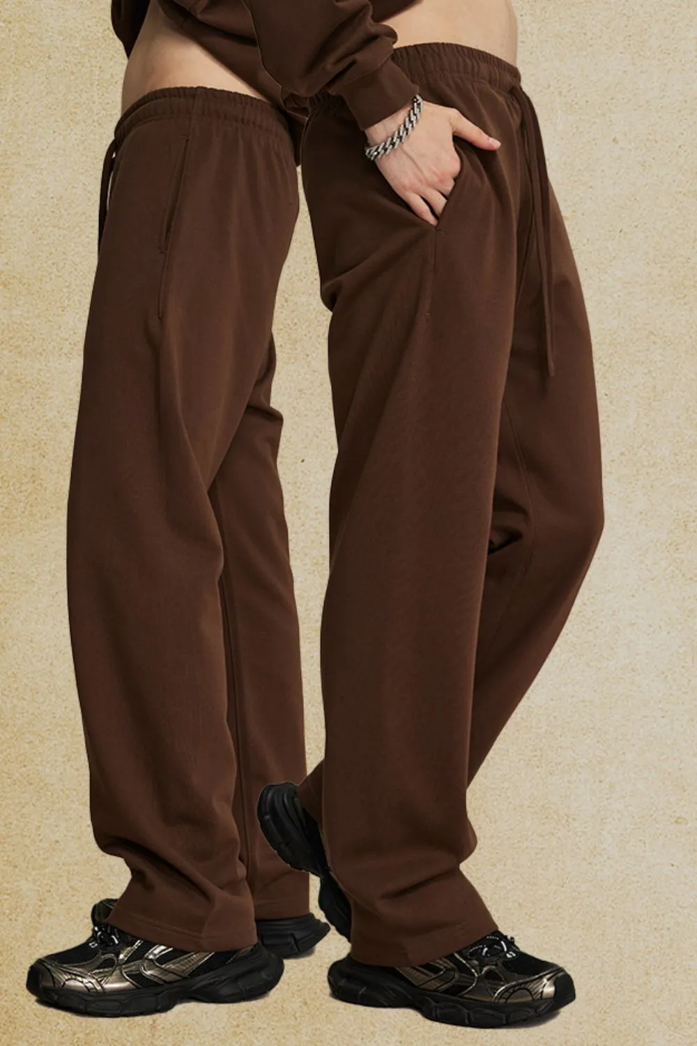 Men's Drawstring Loose Fit Pants, image 5