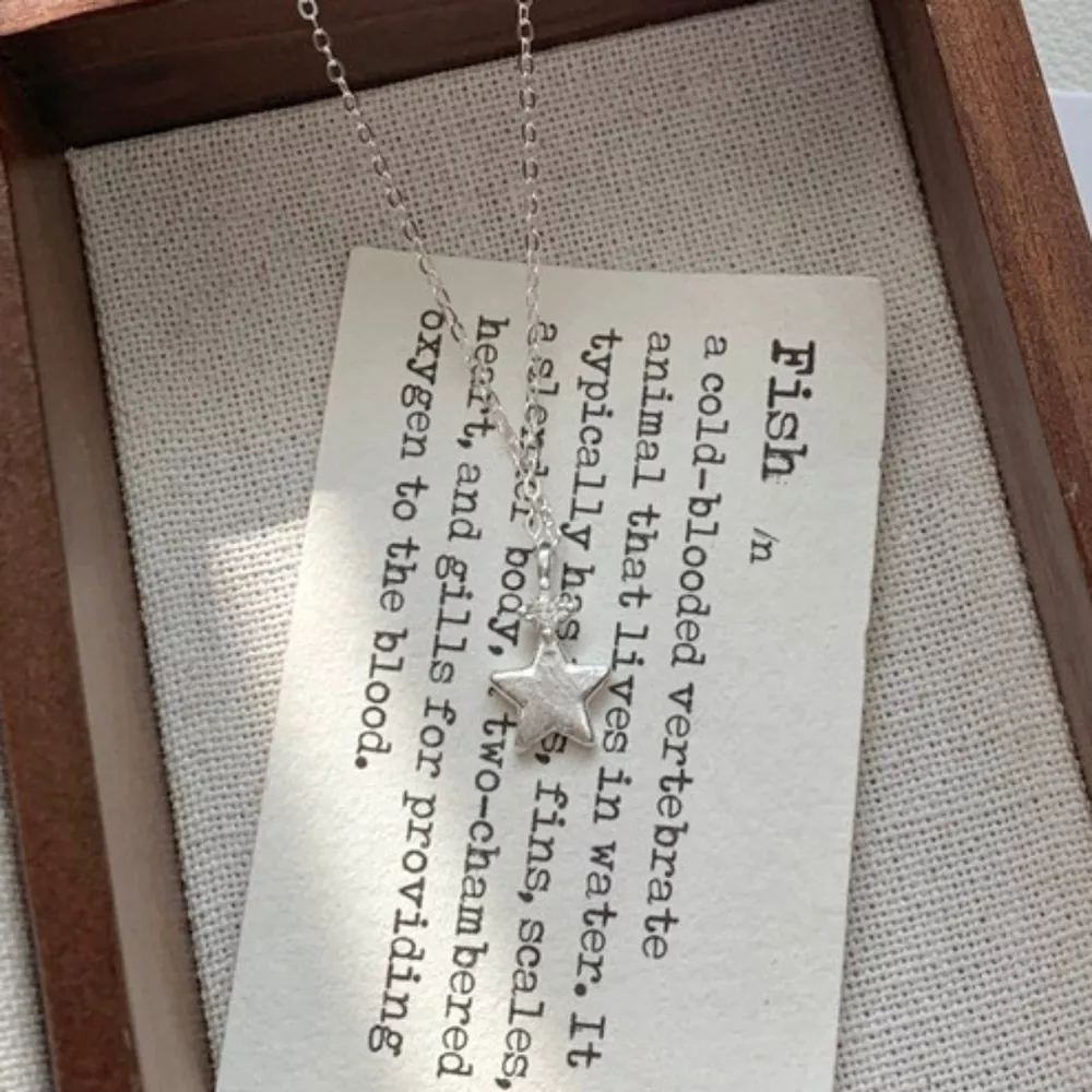 925 Sterling Silver Star Pendant Necklace, image 6