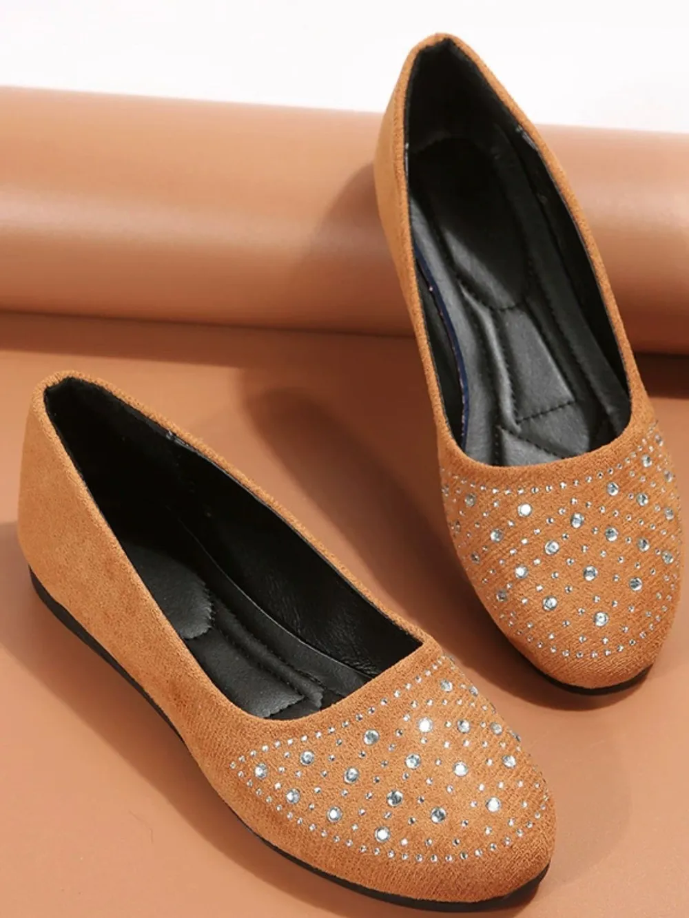 Rhinestone Flat Slip-Ons, image 3