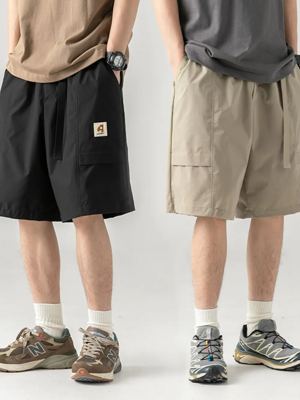 Men's Plus Size Pocketed Shorts, image 3