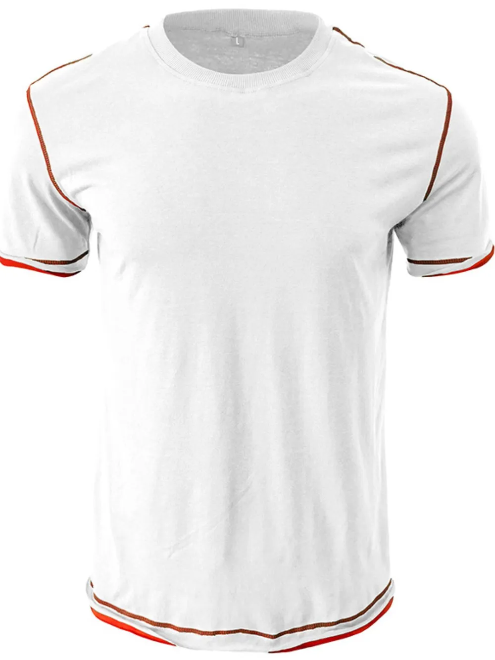 Men's Classic T-Shirt with Contrast Piping, image 4