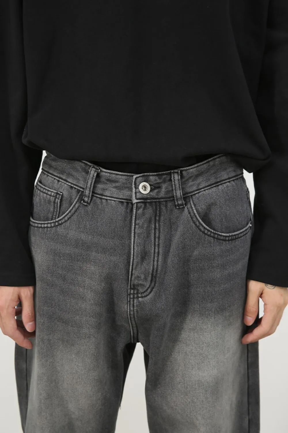 Men's Loose Fit Jeans with Pockets, image 6