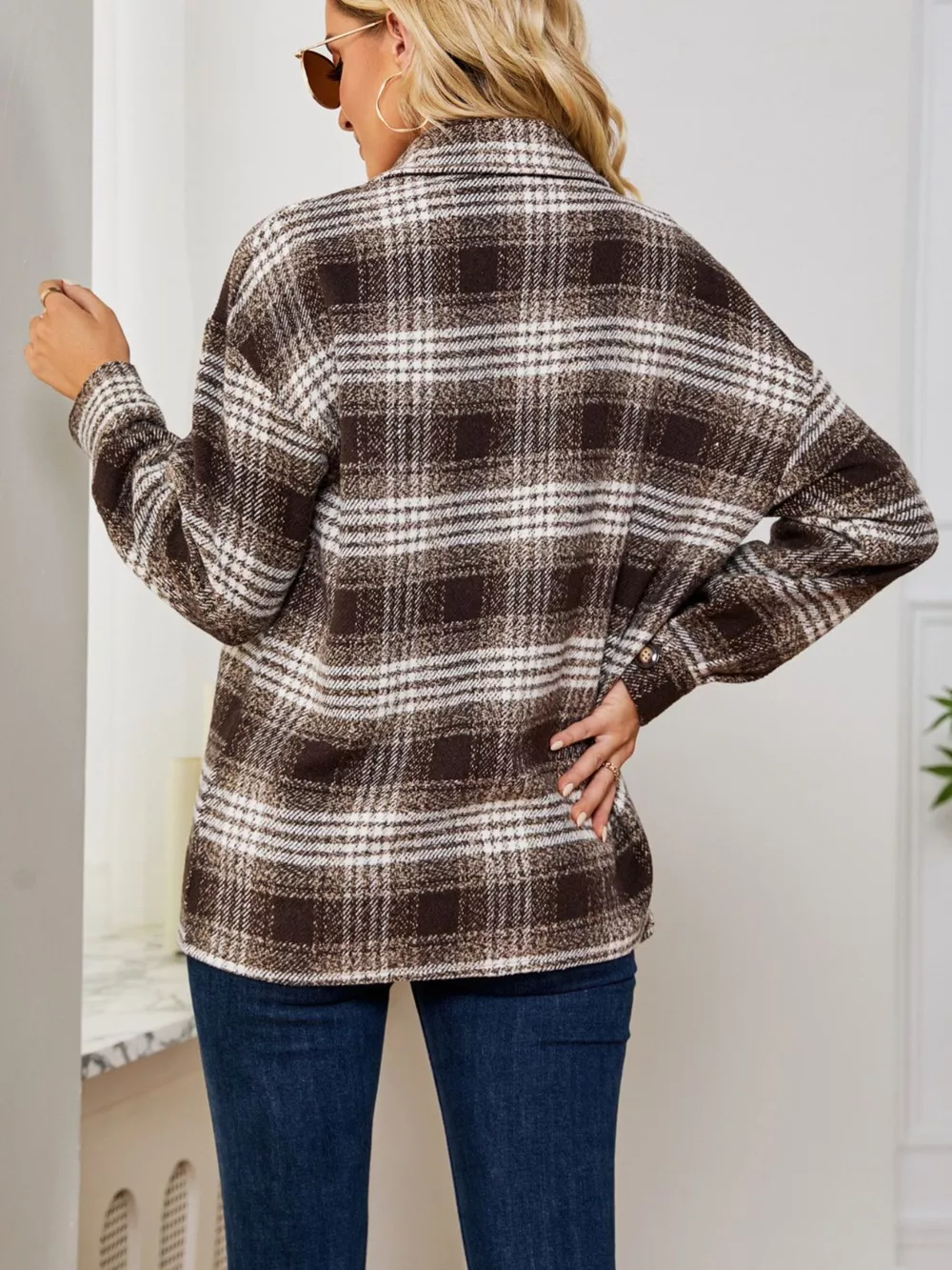 Plaid Button-Up Shirt, image 18