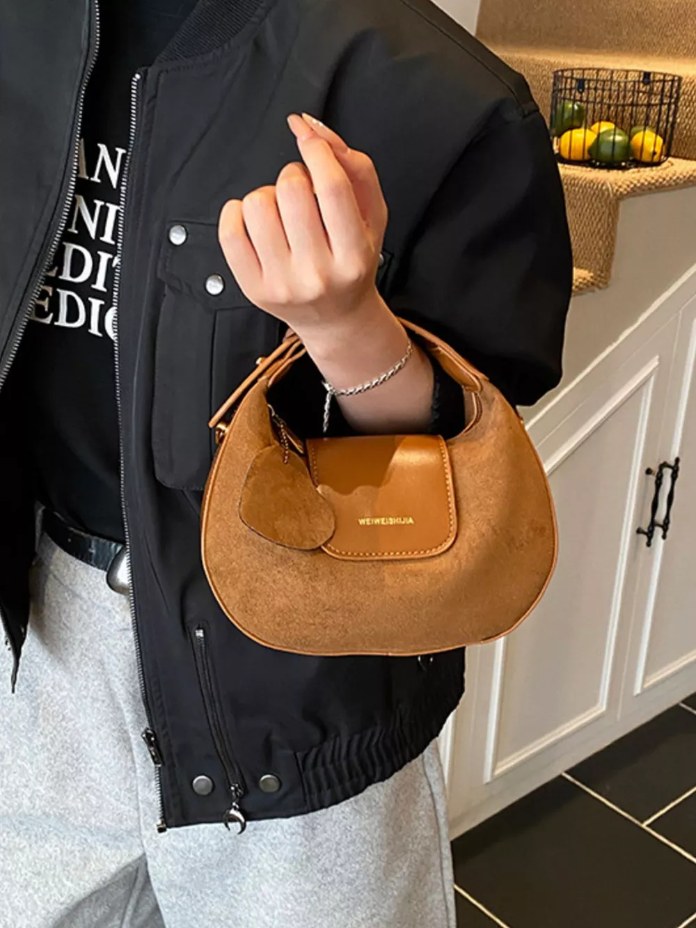 Top Handle Crossbody Bag, image 6