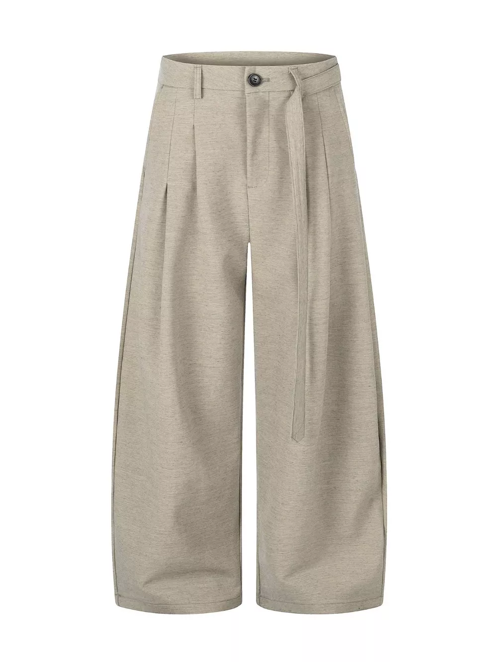 Men's Wide-Leg Pleated Pants