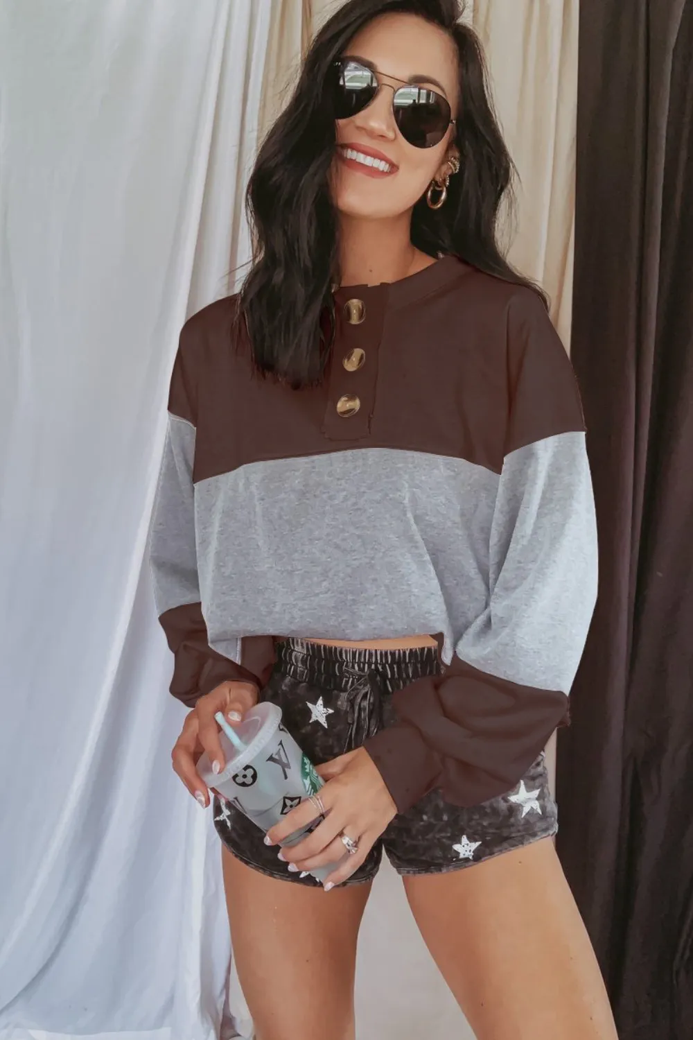 Round Neck Long Sleeve Sweatshirt, image 3