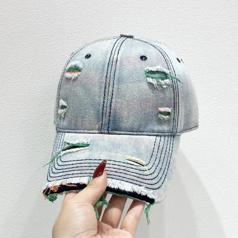 Distressed Adjustable Baseball Cap, image 4
