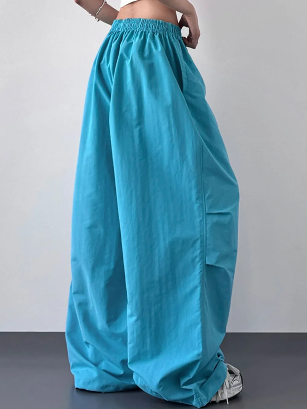 Wide Leg Drawstring Pants, image 9